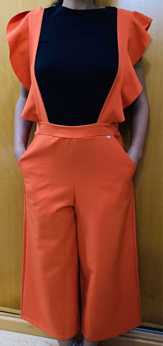 Jardineira laranja