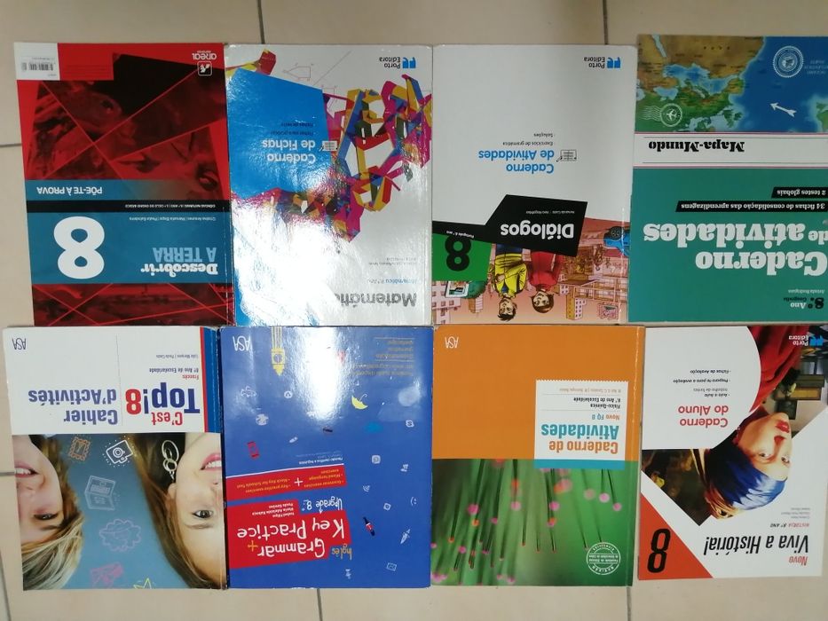 Livros de  Fichas 8°Ano