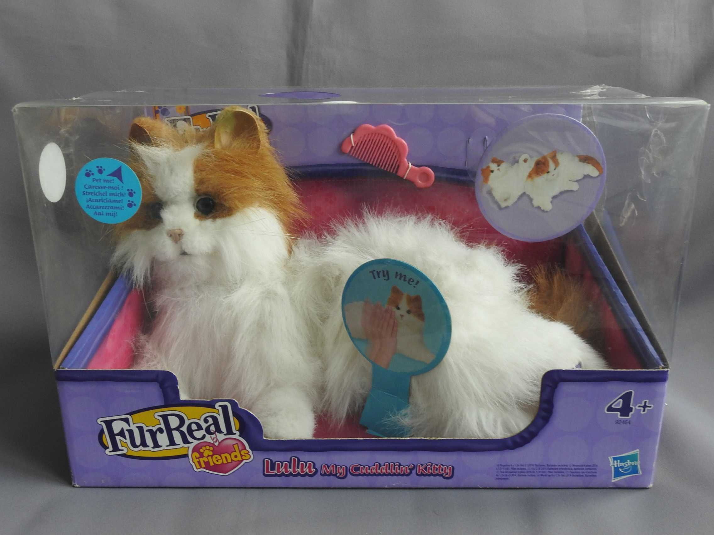 Кошка Лулу новая интерактивная игрушка Fur Real Hasbro в упаковке