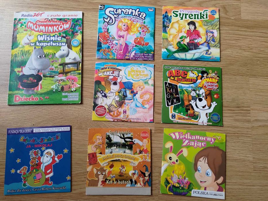 Bajki dla dzieci na płytach CD