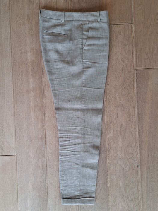 Zara Komplet 2częściowy marynarka i spodnie garnitur damski 36 szary l