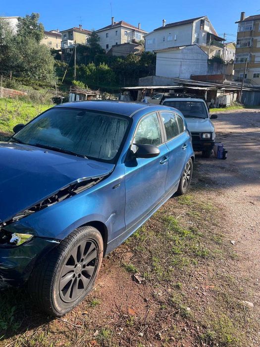 BMW Série 1 acidentado