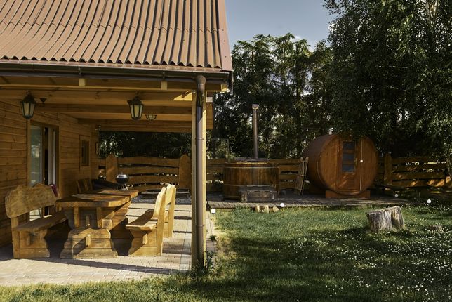 Biker's House - balia i sauna, dom nad jeziorem