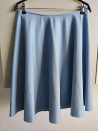 Rozkloszowana błękitna niebieska spódnica Quiosque 40
