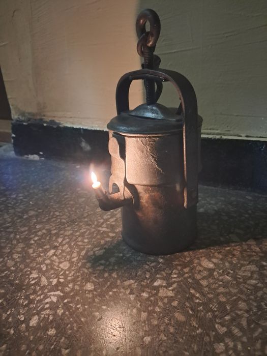 Stara lampa górnicza