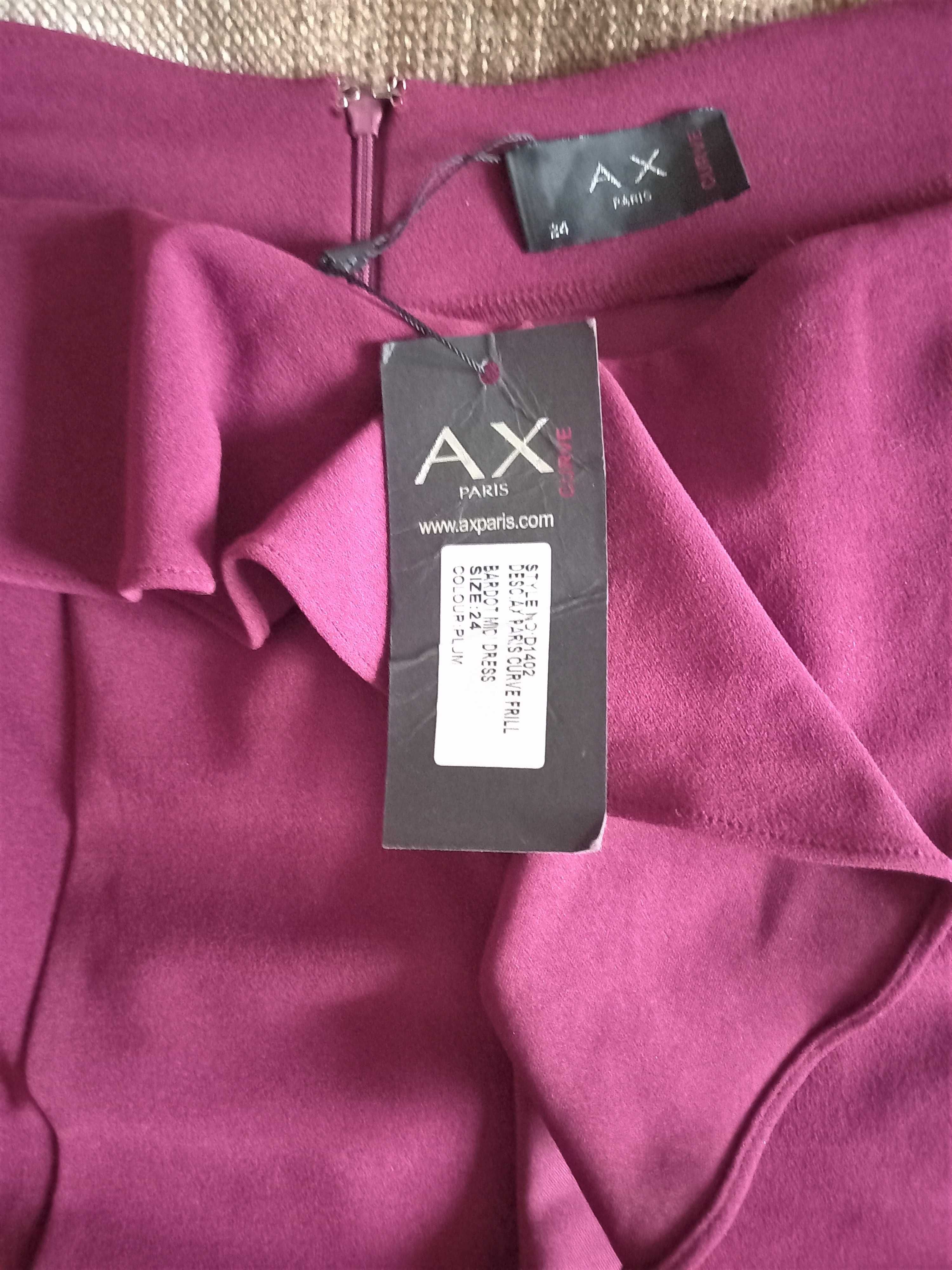 Красивое коктейльное фирменное платье, размер 58-60 укр., AX Paris