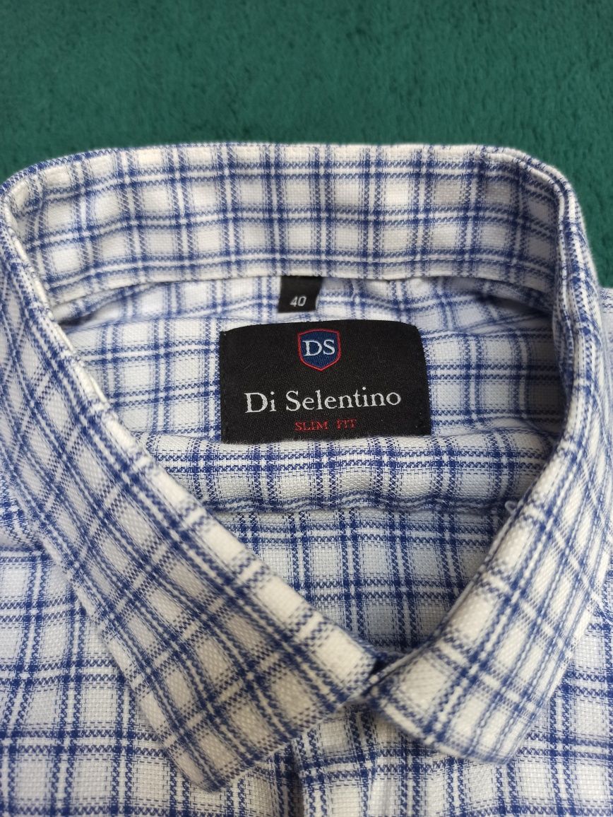 Koszula męska elegancka M, Di Selentino slim fit