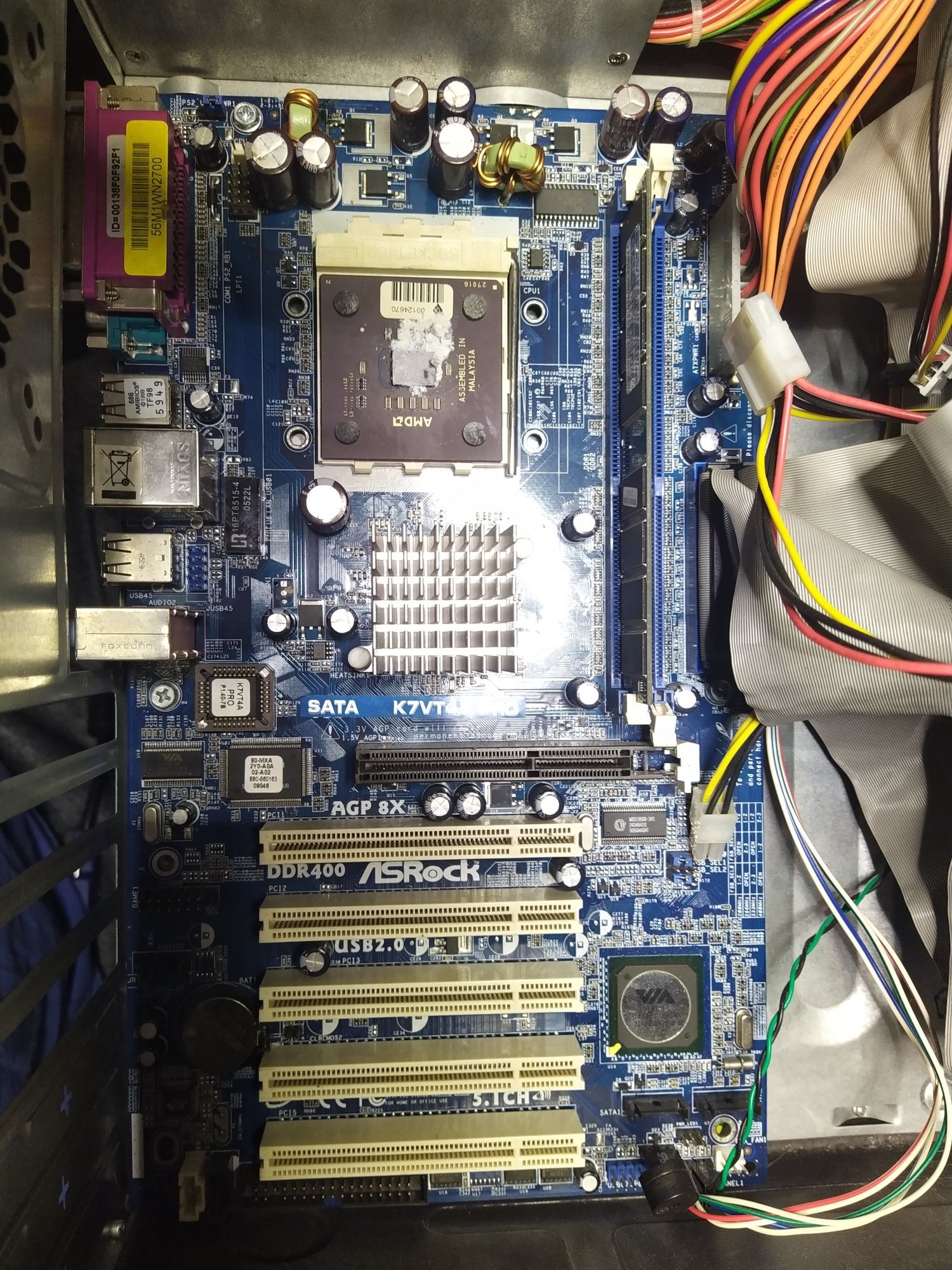Płyta RETRO asrock K7VT4A PRO sata