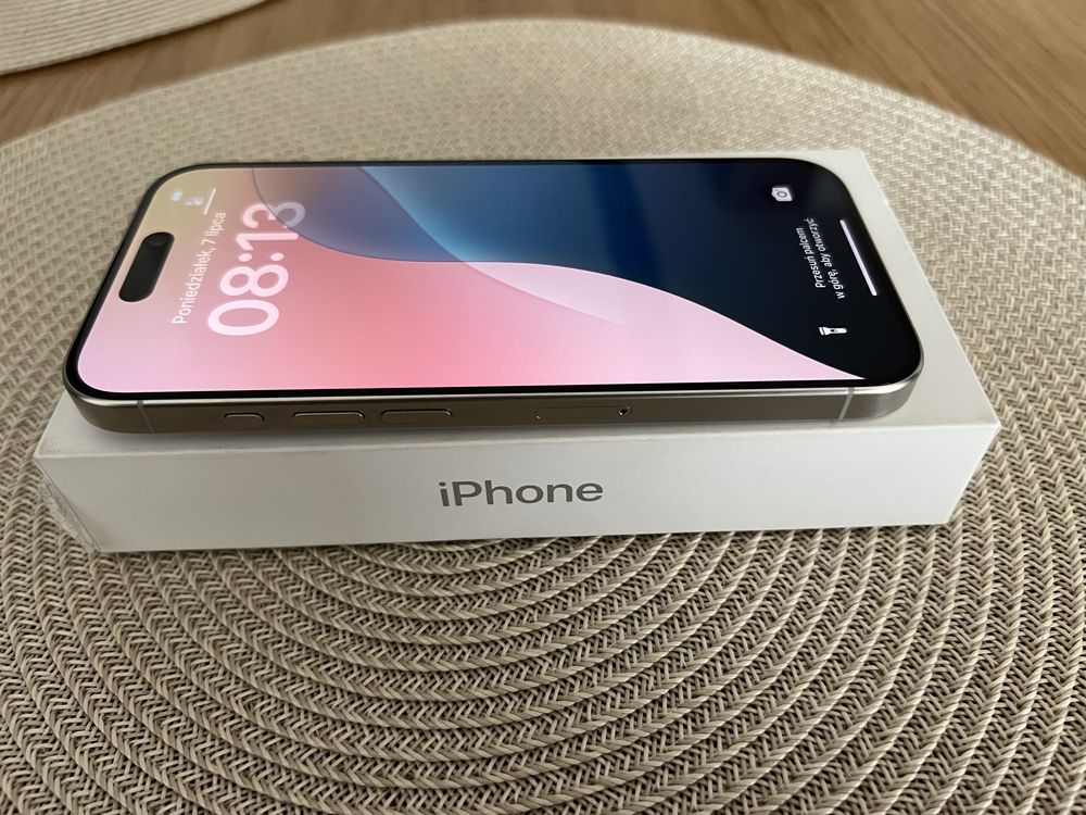 Iphone 15PRO 128GB ! Stan Idealny! Jak nowy!