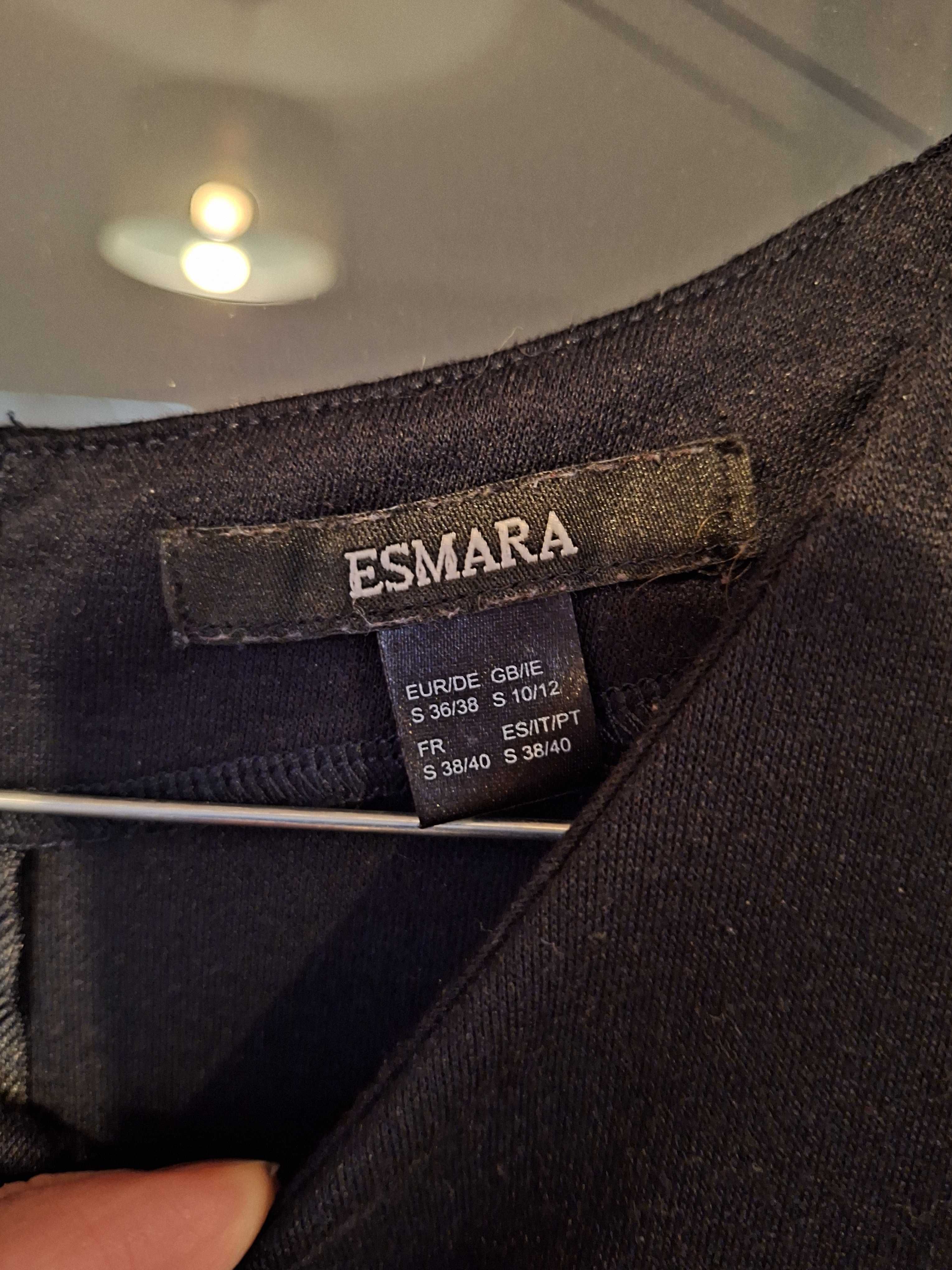 Prosta granatowa sukienka Esmara
