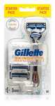 Бритва Gillette Skinguard Sensitive з 3 змінними картриджами, чоловіча