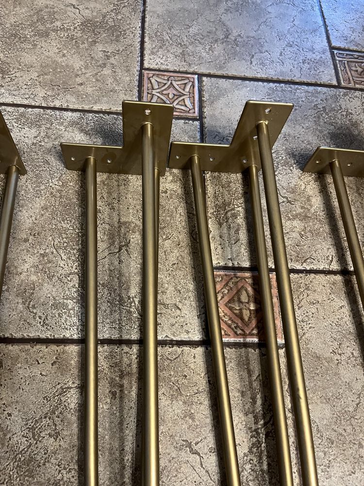 Nogi metalowe  zestaw -4 sztuki