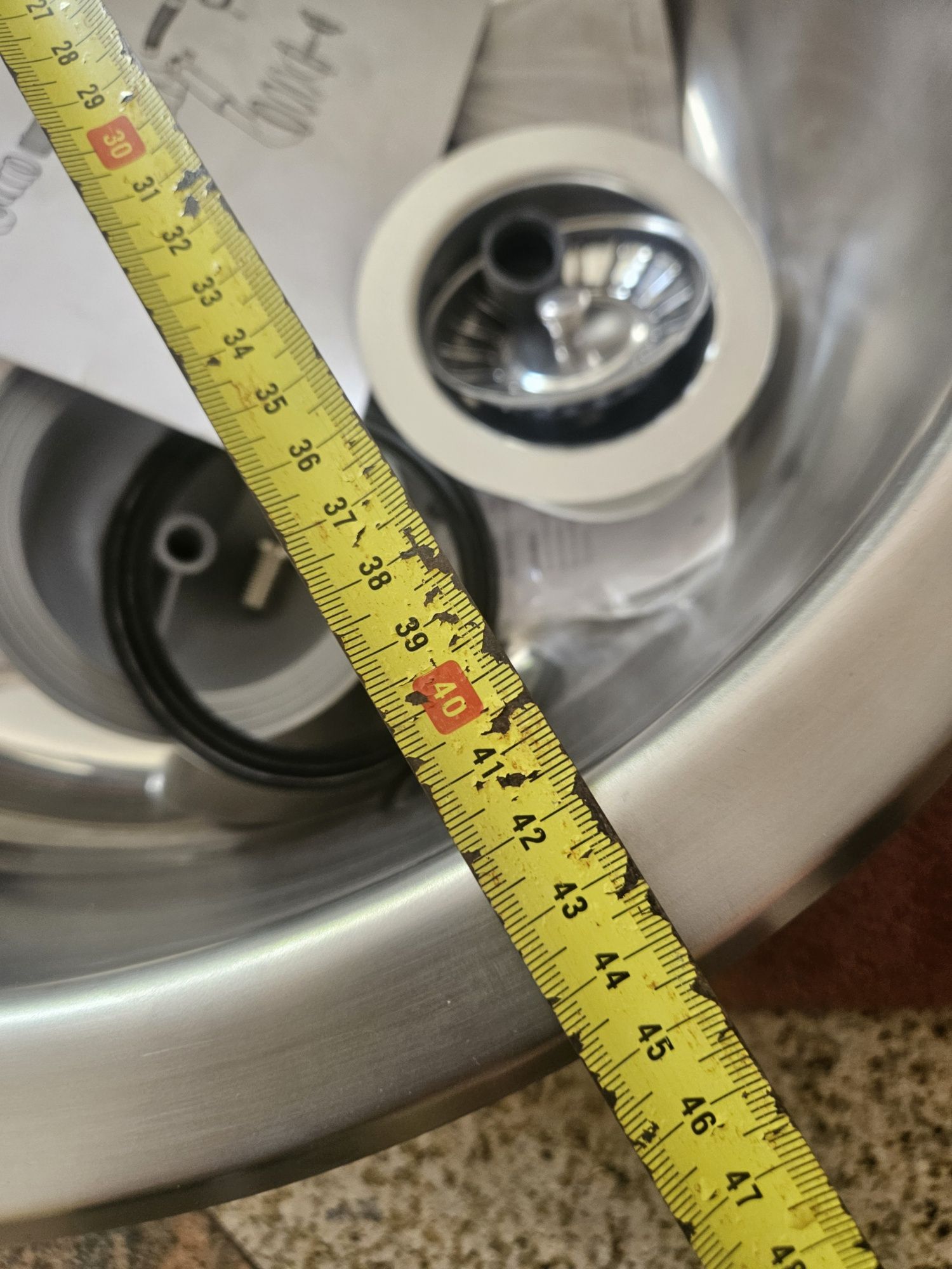 Zlew okrągły umywalka aluminum kuchenna nierdzewna