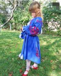 Вишита сукня для дівчинки 6-7 років