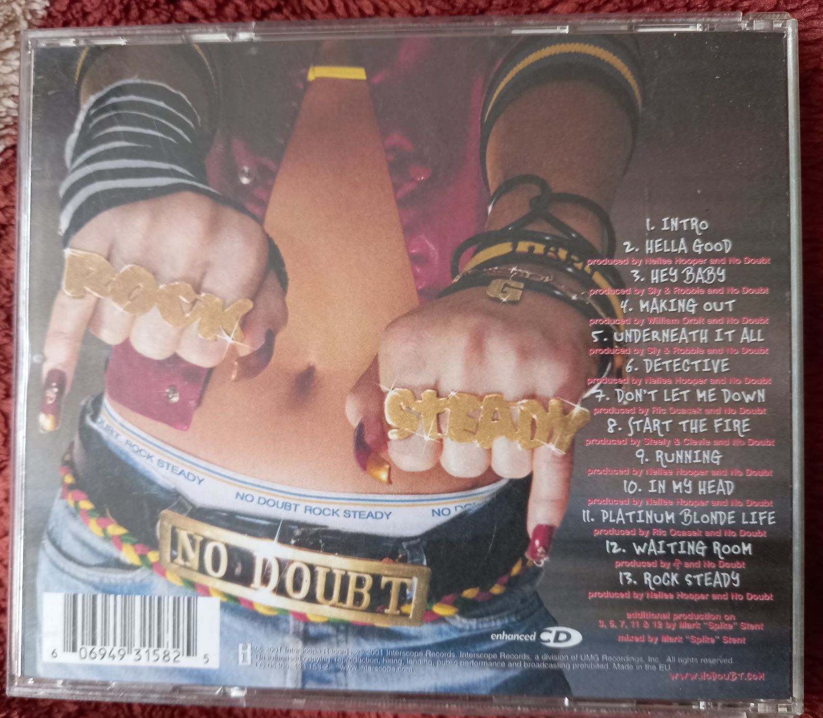 No Doubt - Rock Steady, płyta CD, pop rock, synth pop, ska, dub