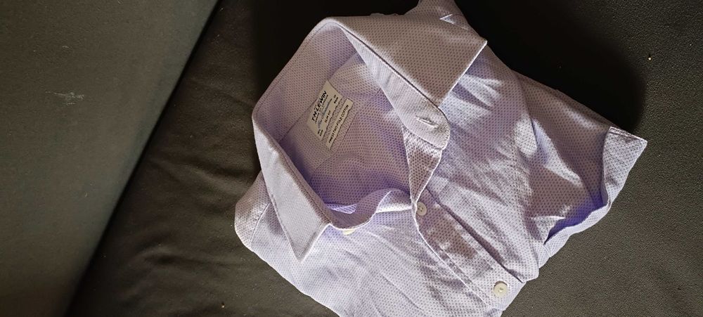 Casualowa koszula z długim rękawem 42 Slim Fit bawełna