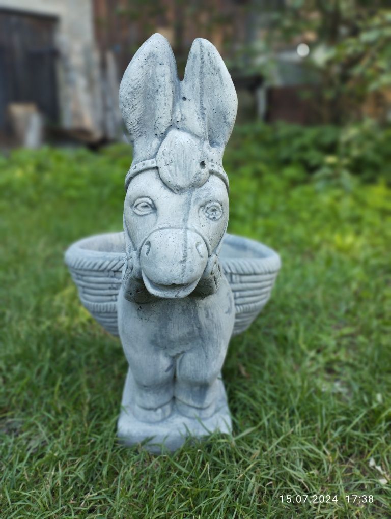 Figurka Betonowa 20 kg Doniczka Osiołek Kwietnik Donica Okazja!