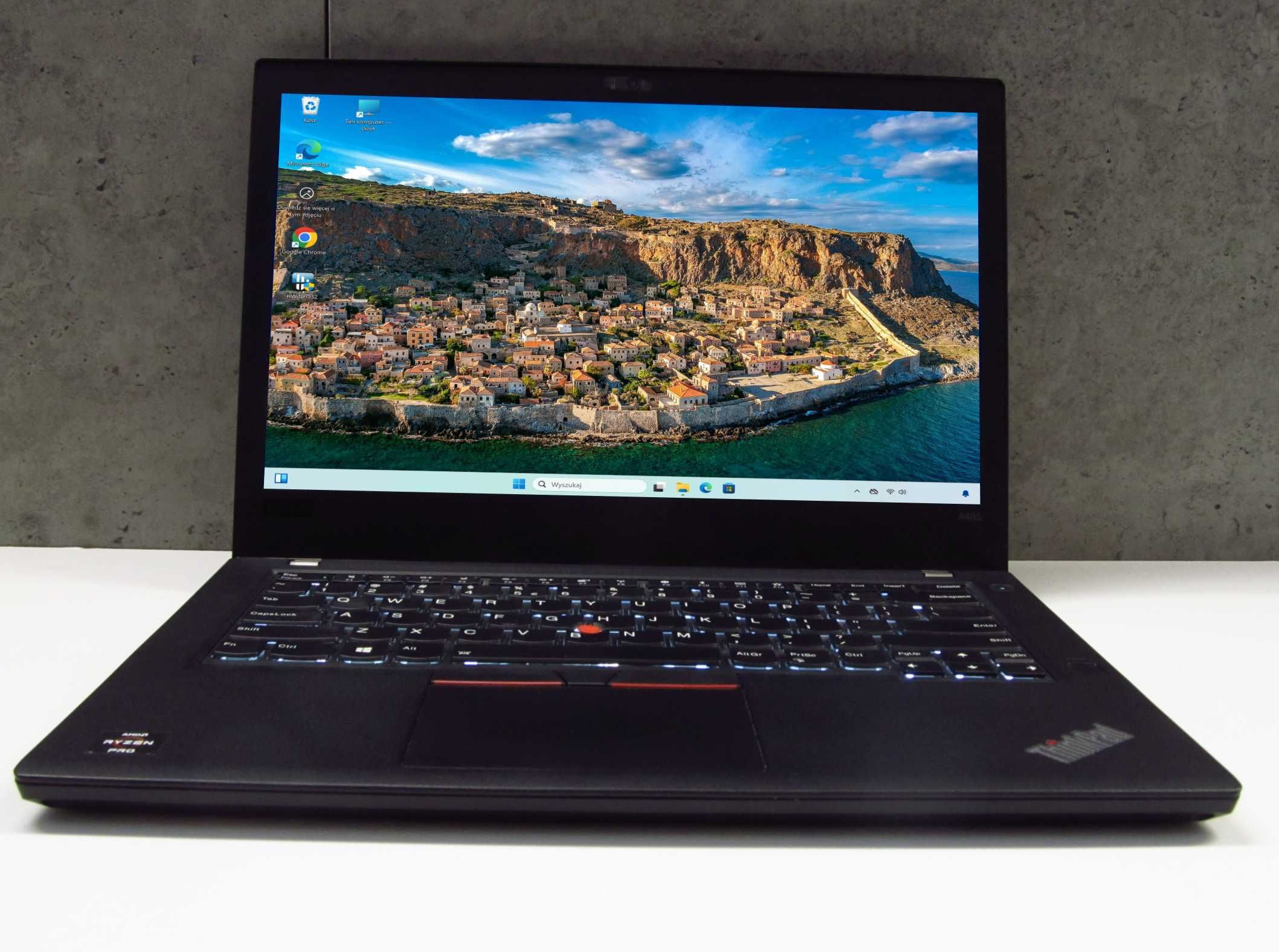 Lenovo ThinkPad A485 Ryzen 5 Pro 8GB 256SSD Radeon Vega Mobile Gfx
