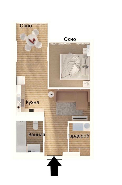 1кімн 37м2 зі спальнею у ЖК 4U з генератором, Академгородок, Святошино