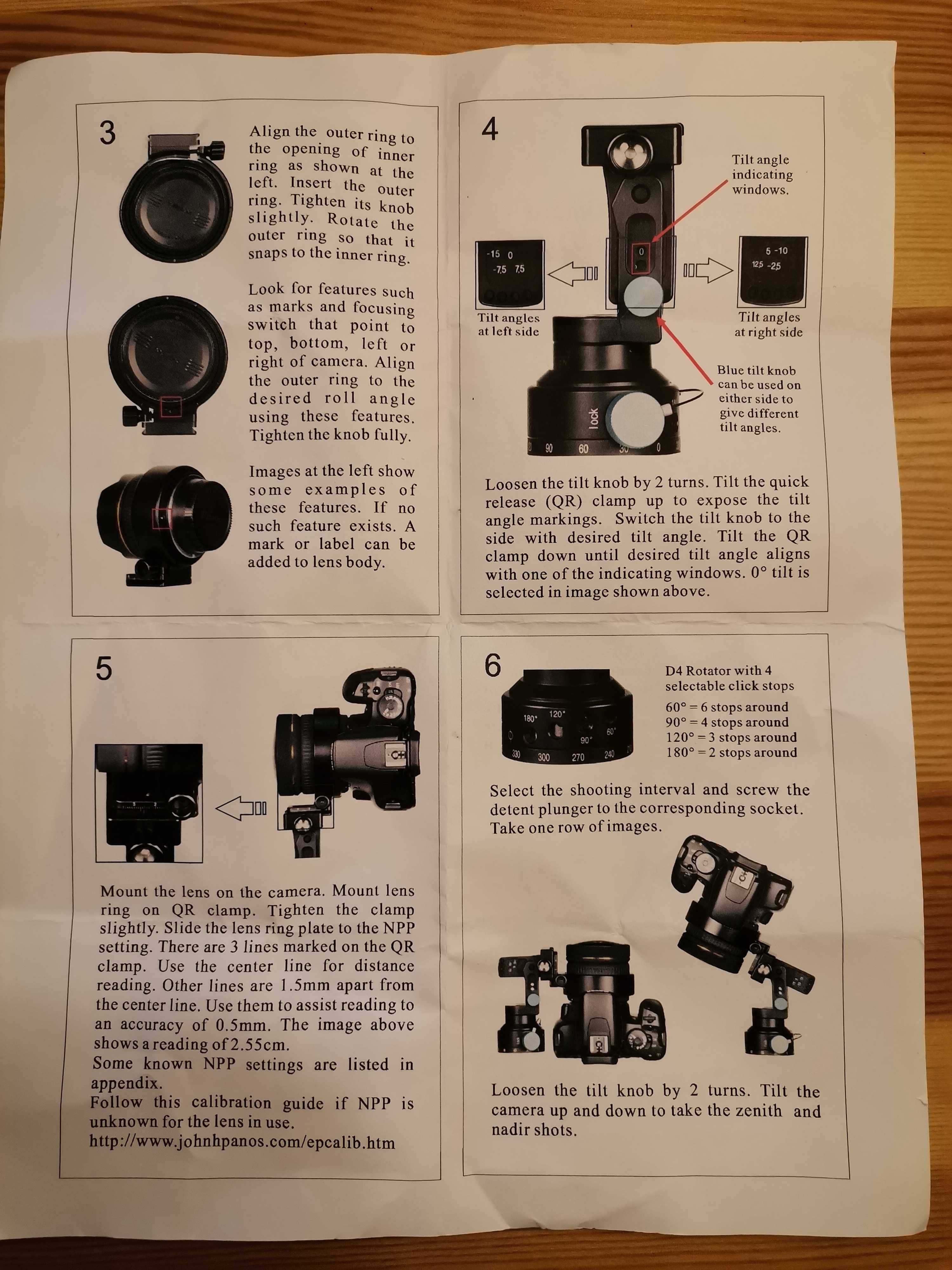 Rotula para fotografia panorâmica 360º  nodal ninja Ultimate R1