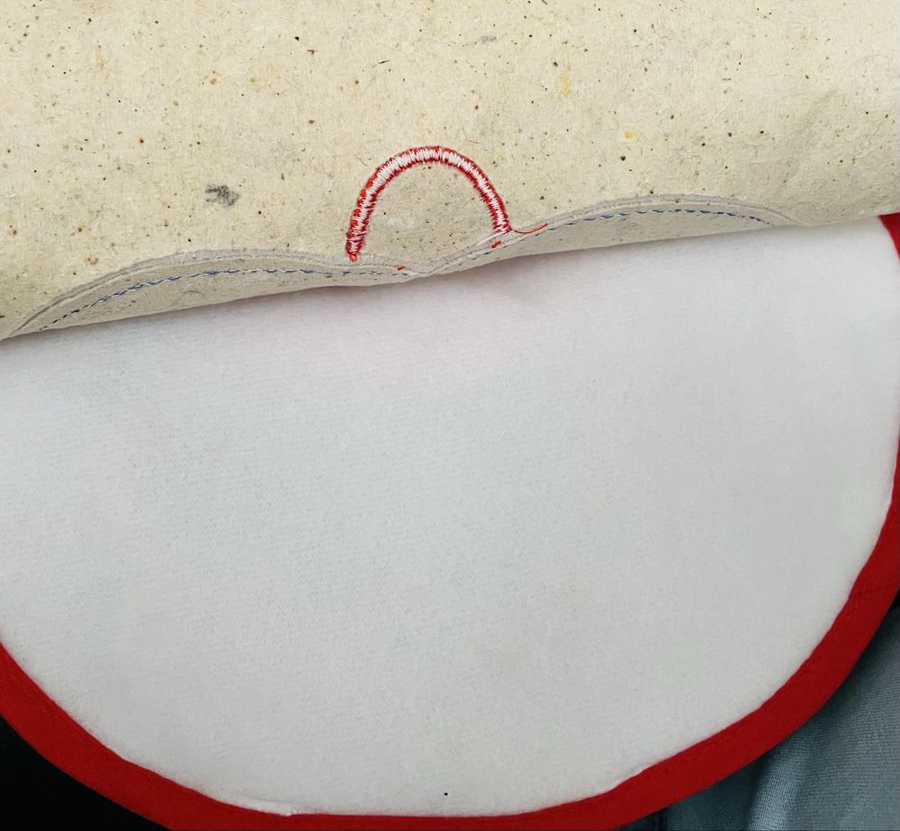 Conjunto de 2 babetes natalícios