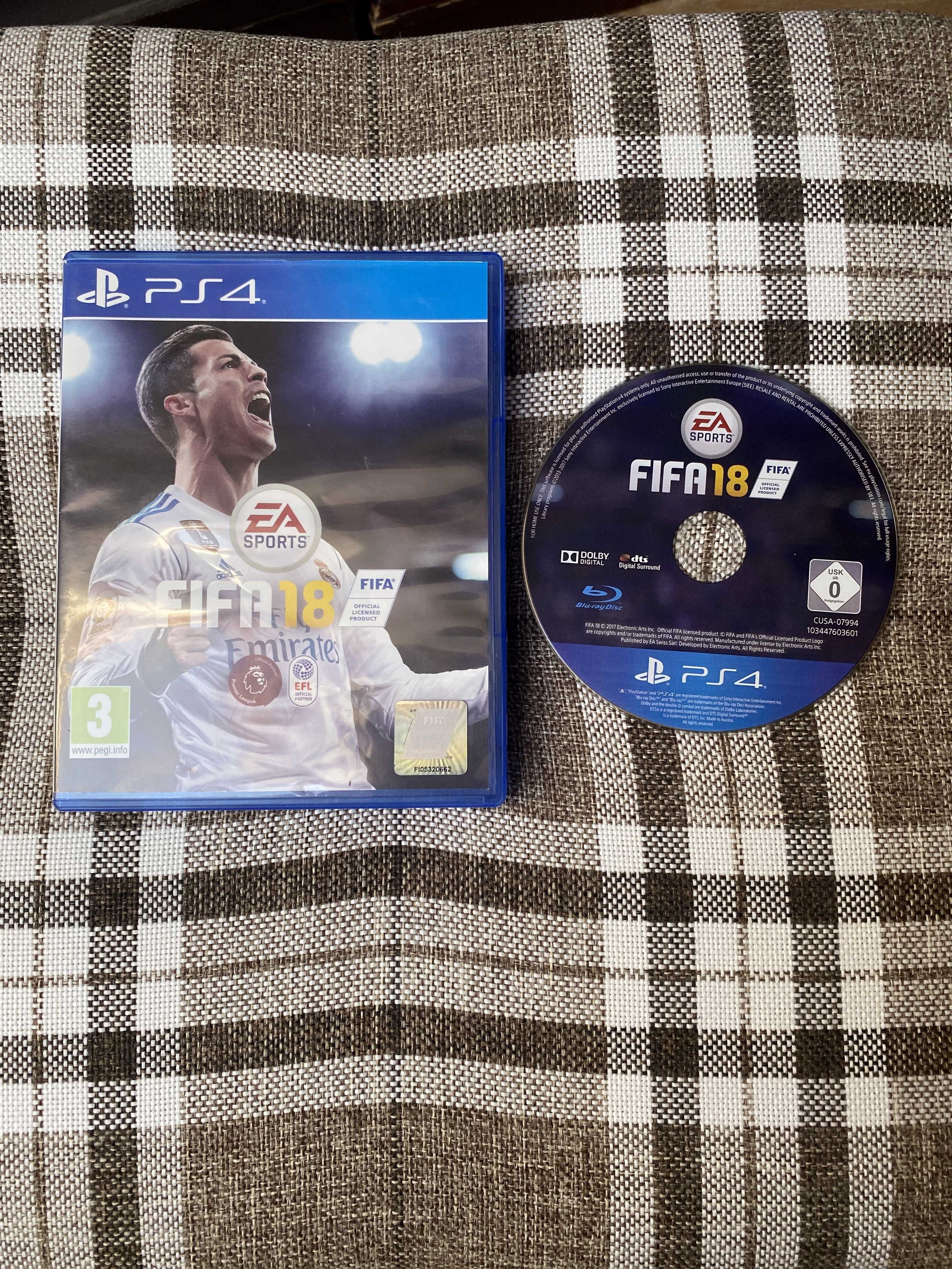 PS4 konsola Fifa 18 gra