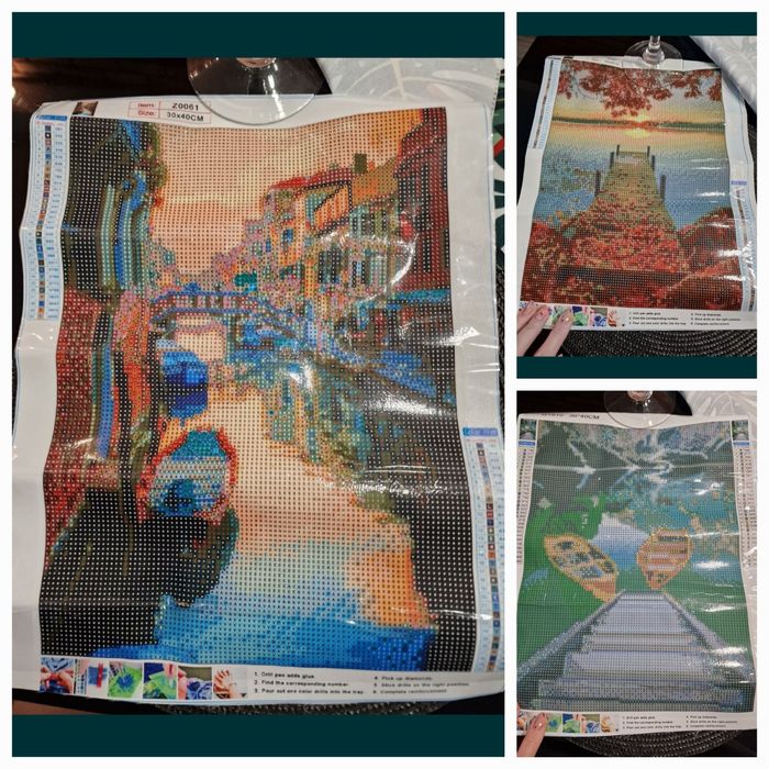 Obraz haft diamentowy 30x40 Nowy 3 sz