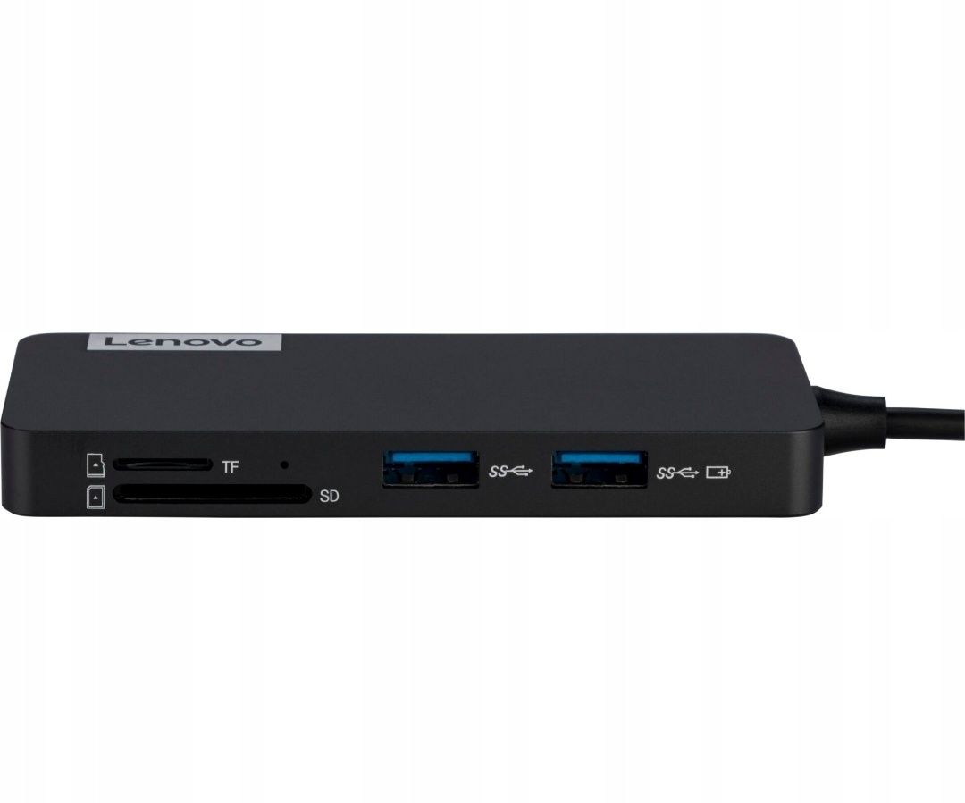 Lenovo 7-in-1 HUB USB-C do HDMI, USB-A, TF SD, USB-C power pass