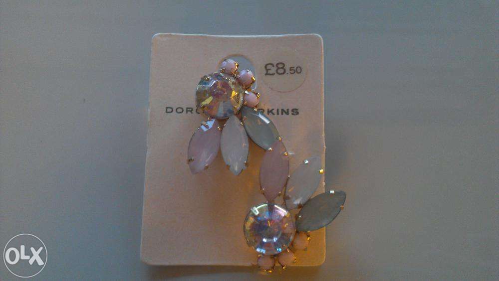 kolczyki DOROTHY PERKINS z UK efektowne pastelowe