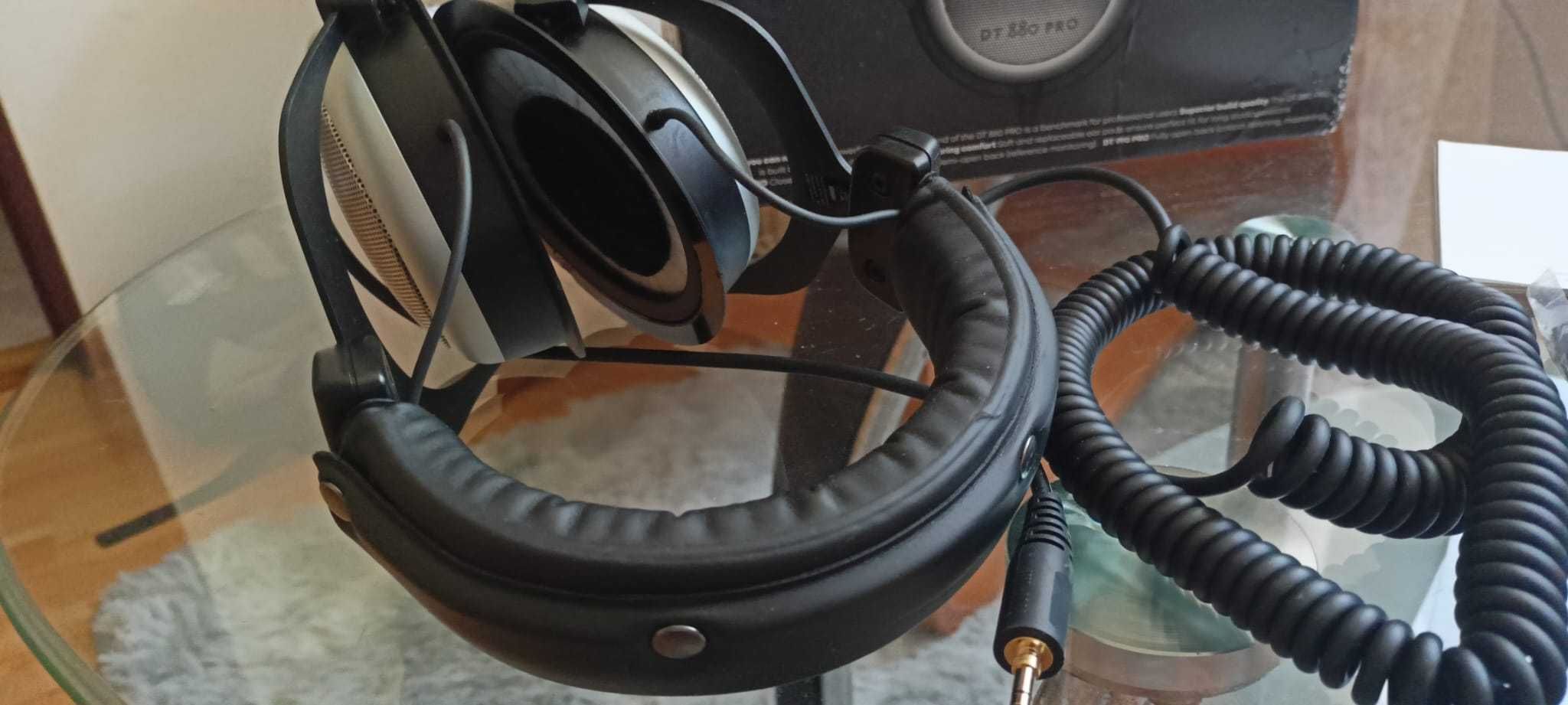 Beyerdynamic DT 880 PRO – stan idealny, 1 przetwornik uszkodzony