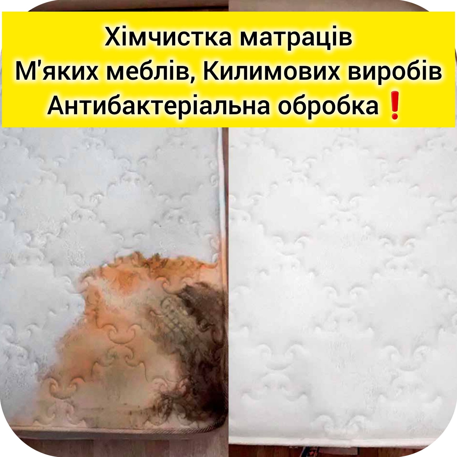 СУШКА! Химчистка дивана меблів матраса чистка ковролина ковров Килимів
