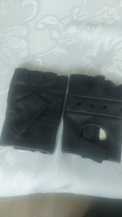 Rękawice skórzane do jazdy na rowerze, wózku inwalidzkim osoba niep