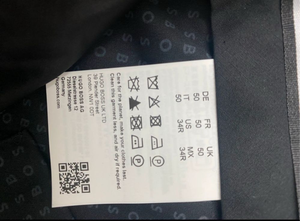 Fato Hugo Boss Novo