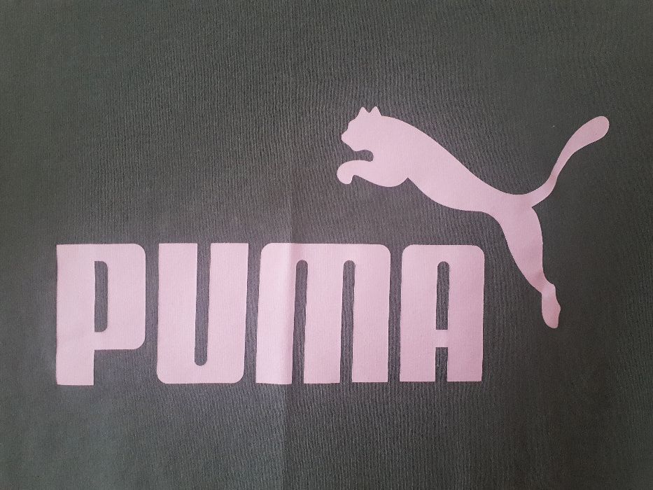zielona koszulka Puma na krótki rękaw