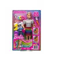 Mattel Barbie Kolorowe Włosy Panterka Zestaw Lalka *NOWE*