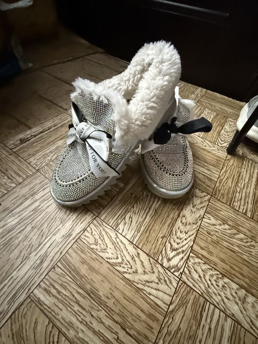 Лофери зимові в стразах