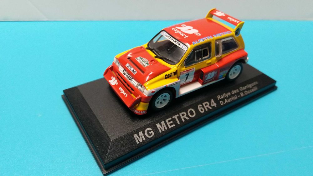 MG Metro 6R4 #7: Rally des Garrigues 1986 - Miniatura Altaya esc 1/43