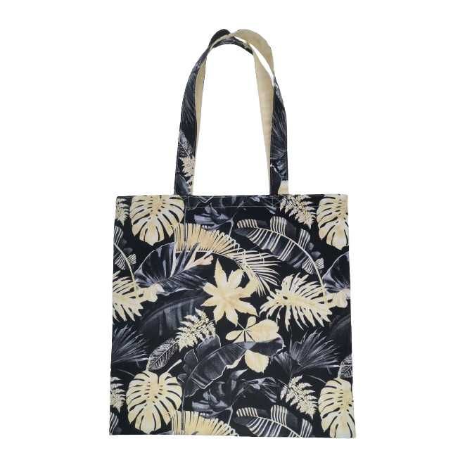 Torba podwójna w Liście Monstera Blask – 100 % bawełna - Torba EKO