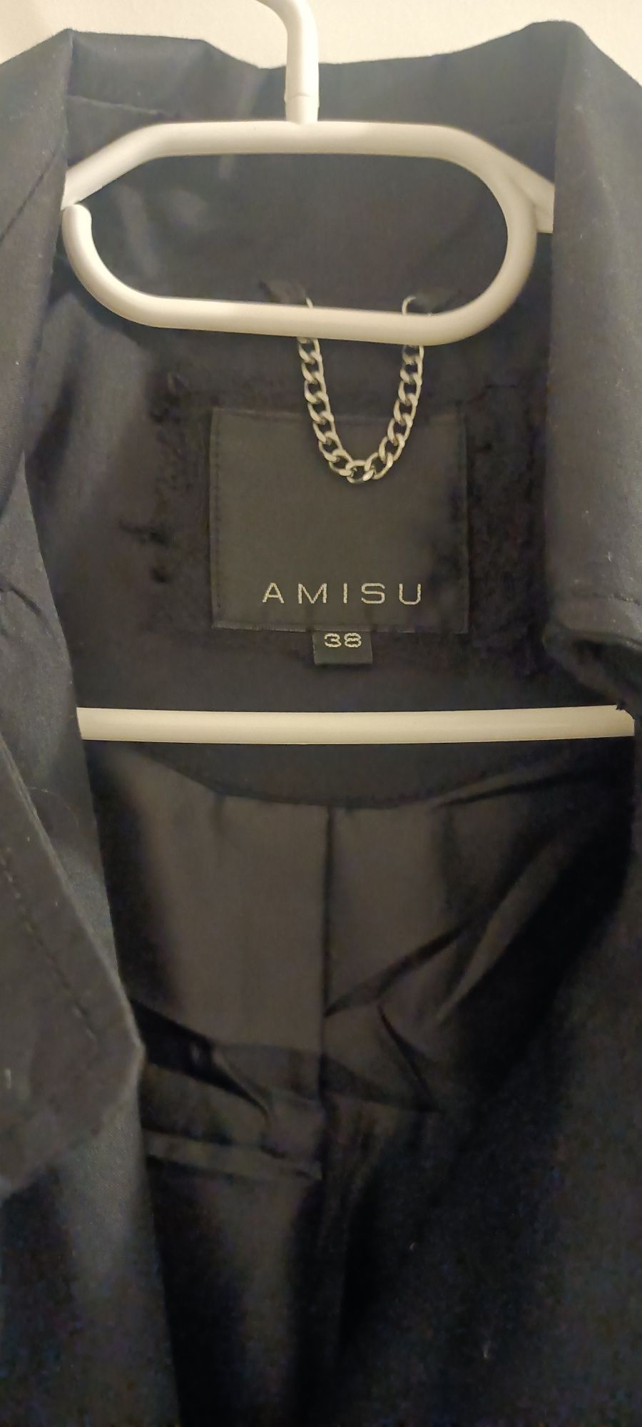 Płaszcz czarny Amisu 38