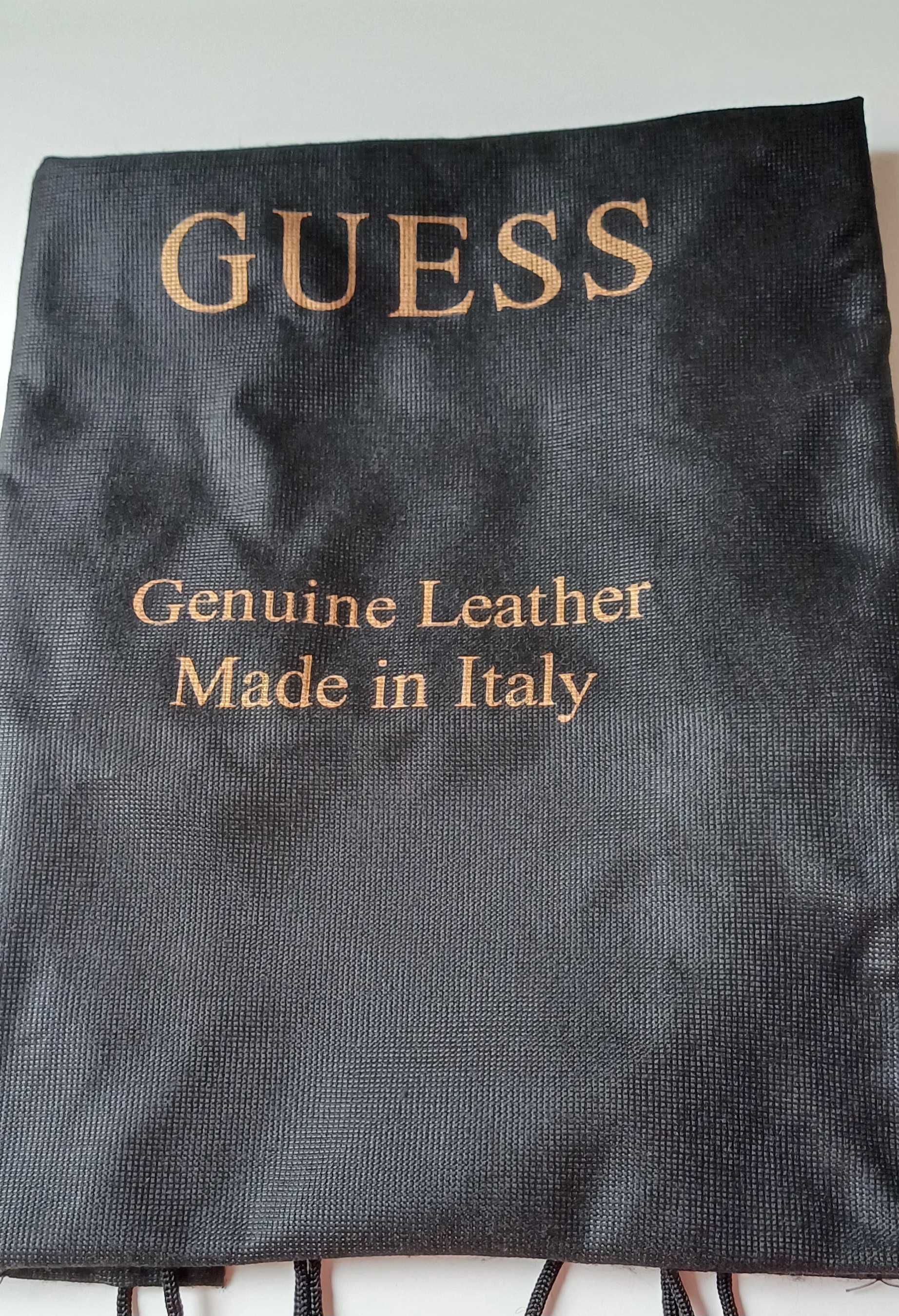 Шкіряна сумка GUESS Made in Italy