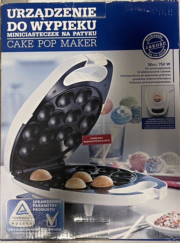 CAKE POP MAKER urządzenie do wypieku miniciasteczek na patyku