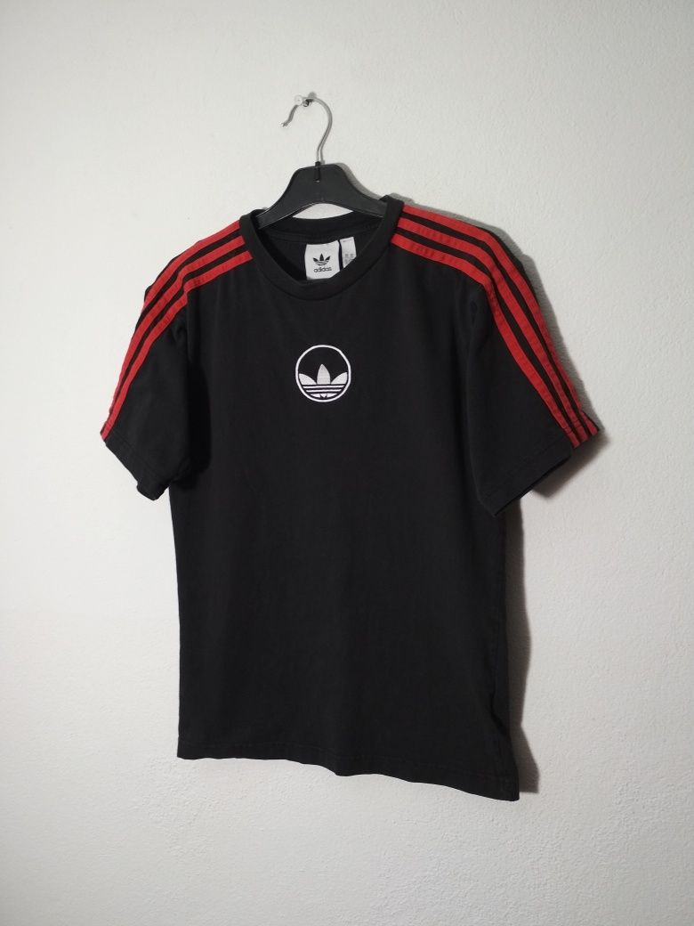 Adidas czarna koszulka t-shirt unisex XS