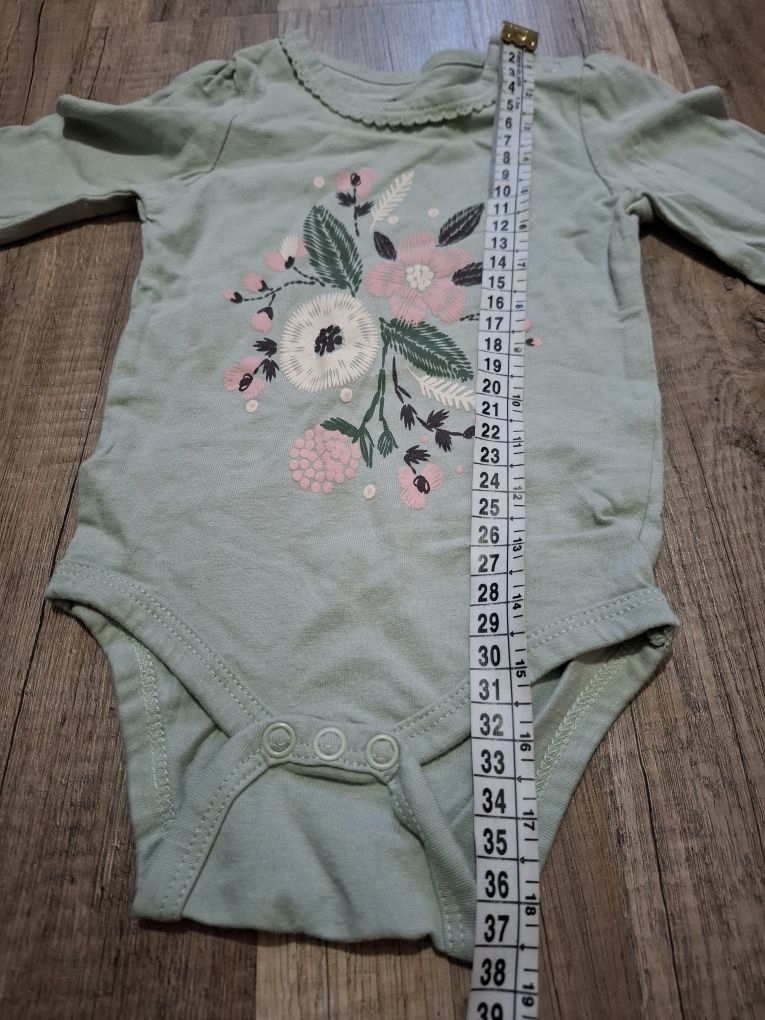 Komplet 3 body na długi rękaw dla dziewczynki 68 cm Pepco