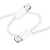 Borofone Kabel Bx103 Original - Typ C Na Typ C - 60W 3A 1 Metr Biały