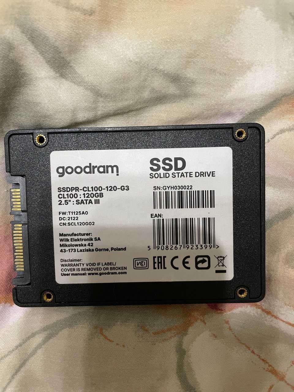 SSD Goodram CL100 120 GB б/у