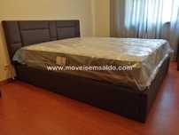 Cama de Casal Estofada - Ref.ª Joana - Todas as Medidas e Cores