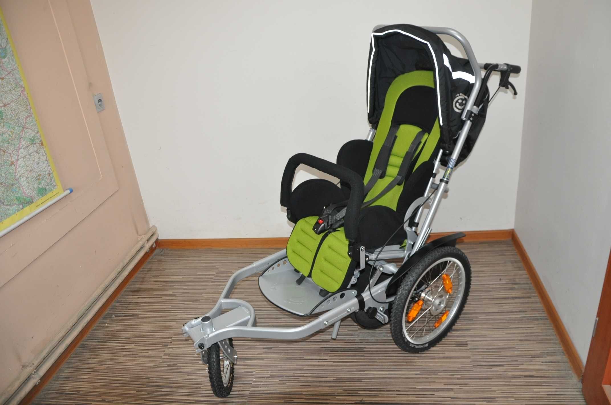 NOWY Kimba Cross wózek trzykołowy przyczepka rowerowa Ottobock FAKTURA