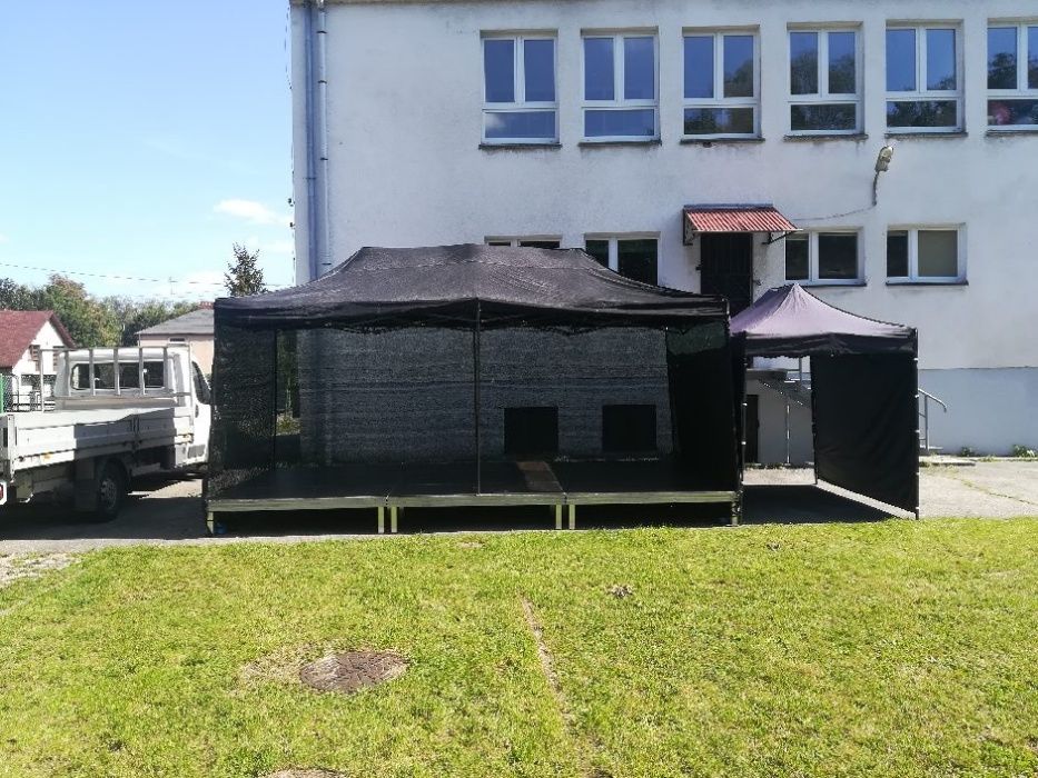 scena 3x6 podest namiot piknik zadaszenie małe plener