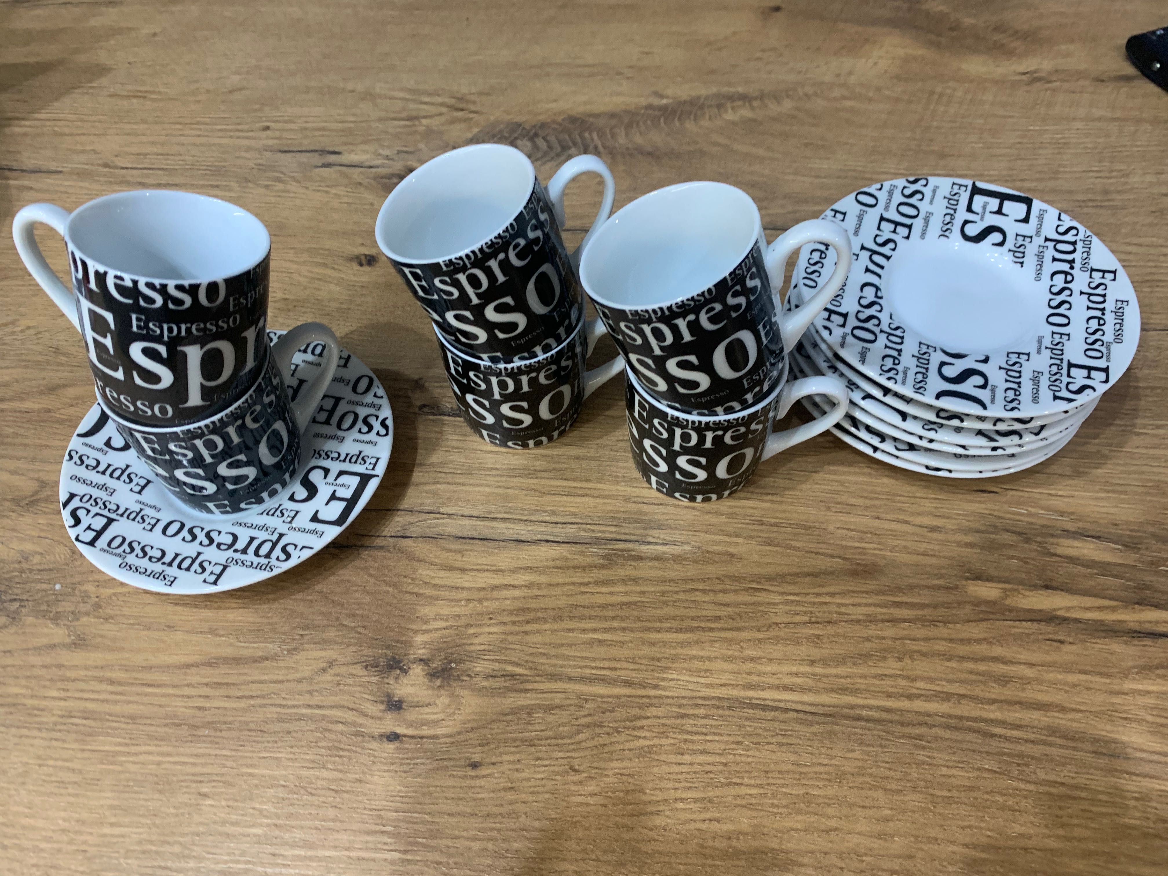 Filiżanki espresso 6 sztuk