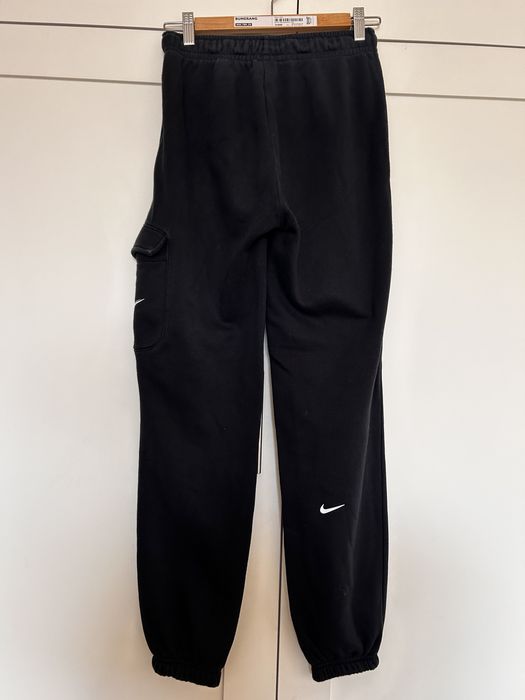 Calças jogger cardadas pretas, Nike